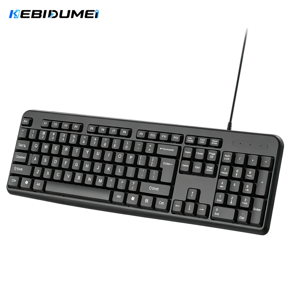 KEBIDUMEI Keyboard Berkabel US - Keyboard Gaming Blue Switch ulasan dan harga