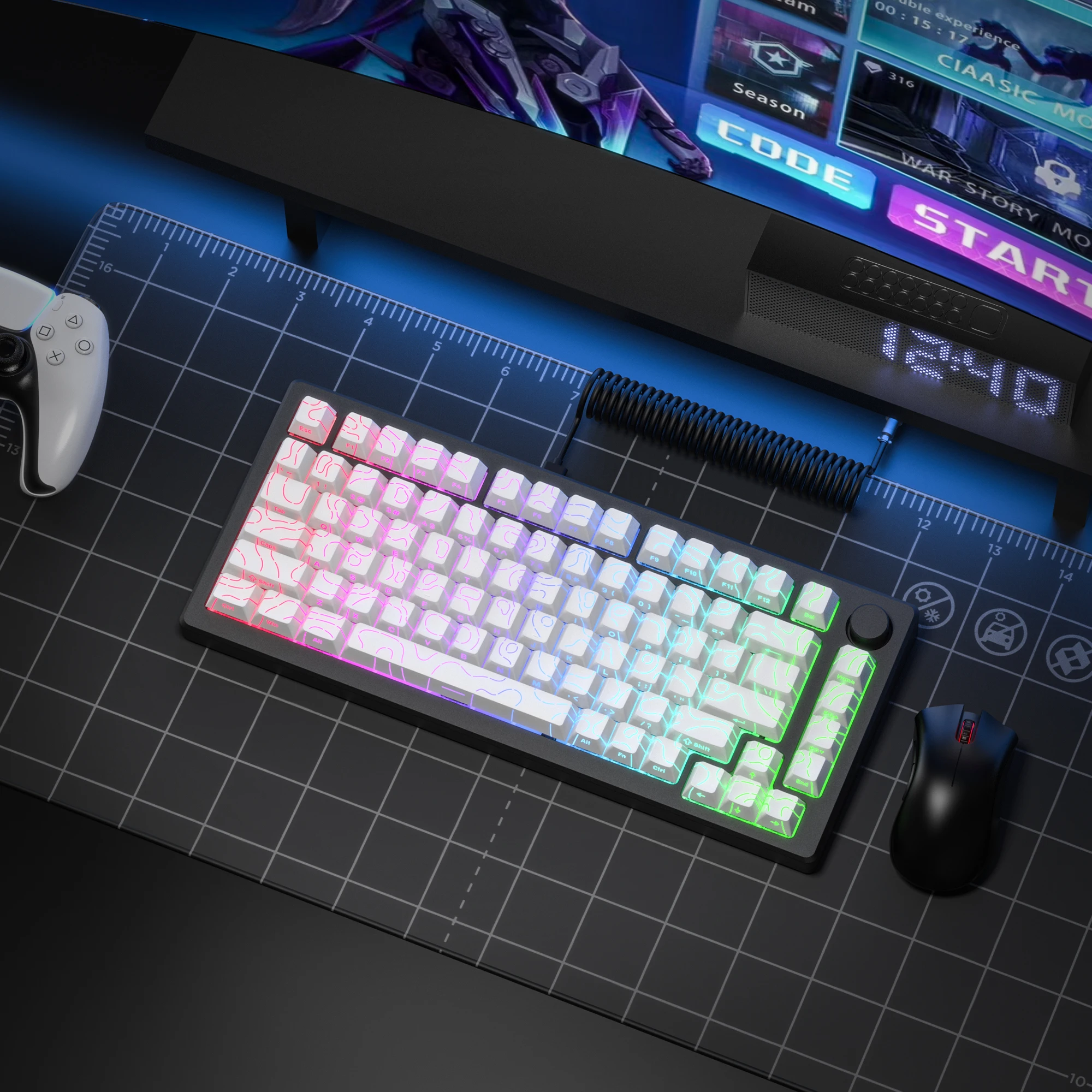 Set Keycaps RGB 98 Tombol Topo - Gaming Keyboard 2026 ulasan dan harga