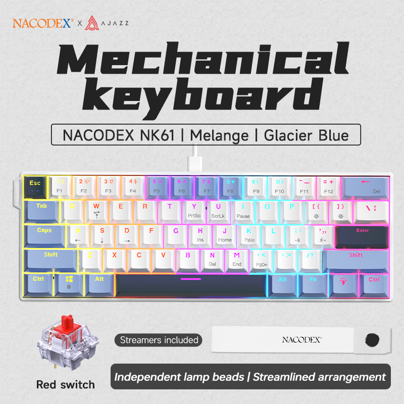 Keyboard Gaming Mekanik Berkab - Keyboard Gaming Blue Switch ulasan dan harga