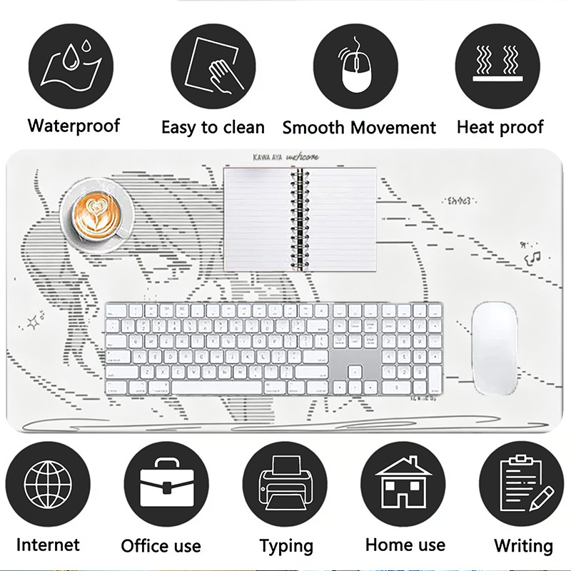 1 Buah Alas Mouse Kulit Anime  - Gaming Keyboard High Ground ulasan dan harga
